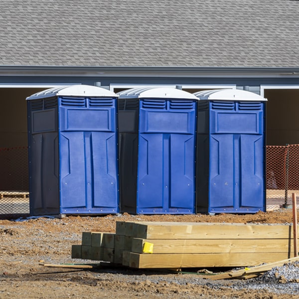 what is the maximum capacity for a single porta potty in Knapp WI